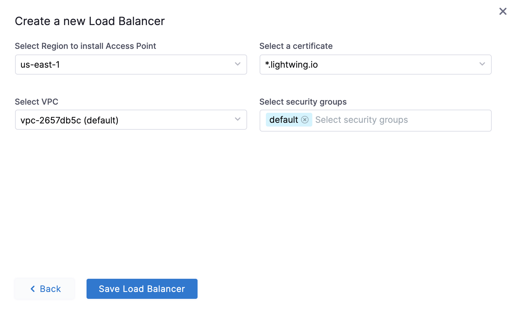Save load balancer